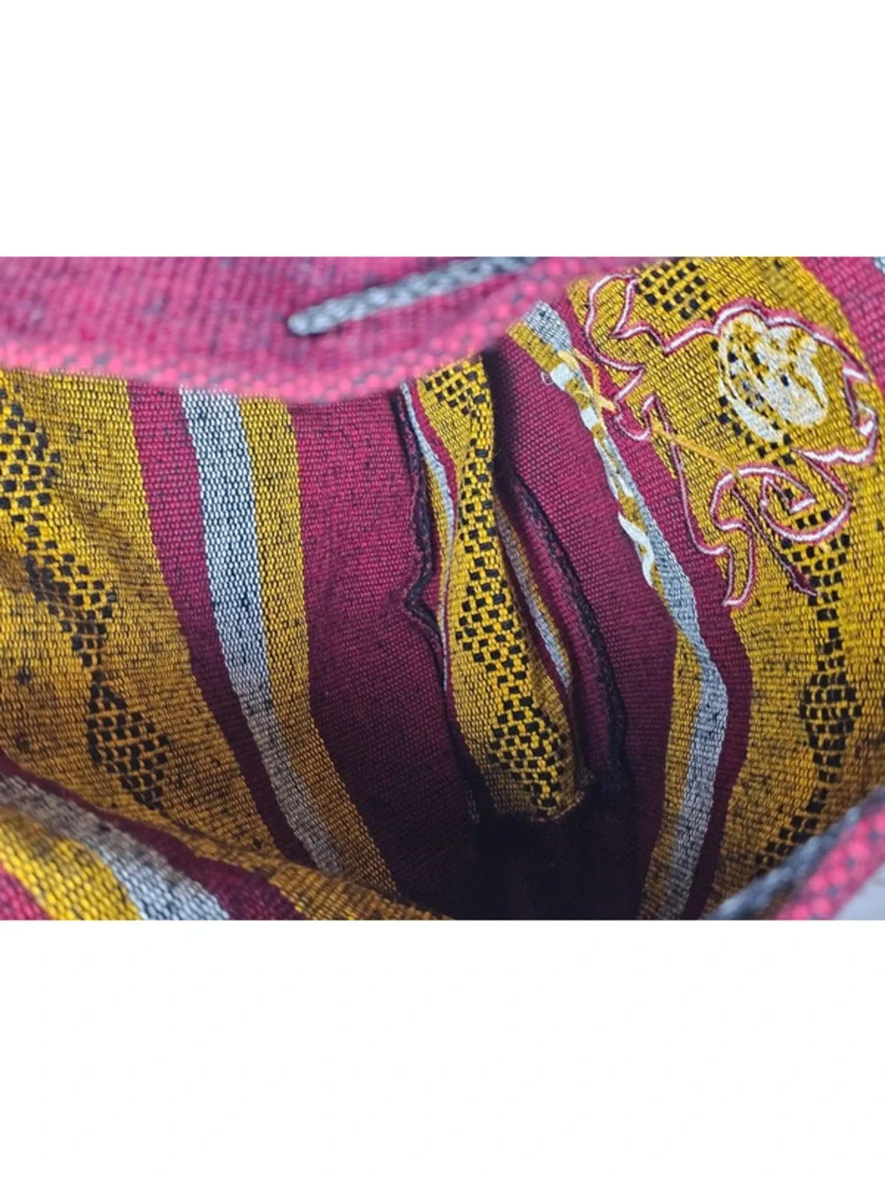 Vintage ASU Arizona State Sun Devils Woven Serape Backpack Sparky Logo